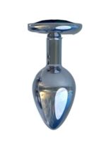 Metal Anal Plug-Medium* Alimünyum Alaşımlı Çelik Materyal * Max. Çap 3,5 cm * Max. Uzunluk 8,1 cm *net Ağırlık 84 gr * BLASTER AMBALAJ * ÇELİK RENKLİ - Image 4