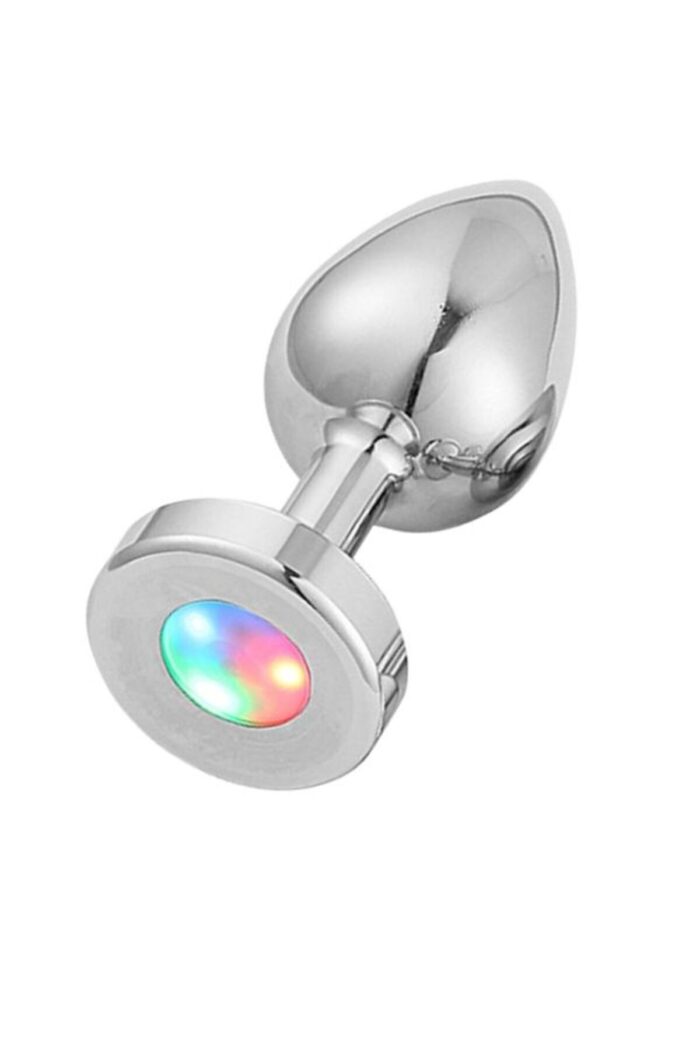 Metal Anal Plug Işıklı Small* Işıklı Metal Plug * Alimünyum Alaşımlı Çelik Materyal * Max. Çap 2.8 cm * Max. Uzunluk 7 cm *net Ağırlık 68 gr * BLASTER AMBALAJ * GÜMÜŞ RENKLİ - Görsel 5