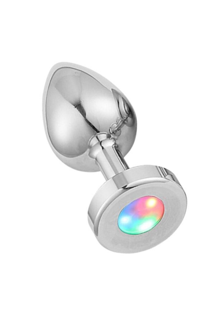 Metal Anal Plug Işıklı Small* Işıklı Metal Plug * Alimünyum Alaşımlı Çelik Materyal * Max. Çap 2.8 cm * Max. Uzunluk 7 cm *net Ağırlık 68 gr * BLASTER AMBALAJ * GÜMÜŞ RENKLİ - Görsel 8