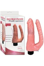 Çift Girişli Titreşimli Vibratör - Esnek ve Titreşimli Anal ve Vajinal Zevk* ÇATAL PENİS * İKİLİ İLİŞKİDE KULLANILABİLİR * TİTREŞİMLİ, REALİSTİK PENİS * 15 CM UZUNLUĞUNDA
