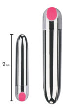 VIBRATING BULLET - Pürüzsüz Yüzey, USB Şarjlı Su Geçirmez - 9 cm Güçlü Titreşim