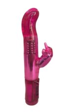 Pembe Rotasyonlu Döner Başlıklı Titreşimli Tavşan Vibratör Su Geçirmez 23 cm 12 Fonksiyon - Görsel 2