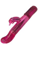 Pembe Rotasyonlu Döner Başlıklı Titreşimli Tavşan Vibratör Su Geçirmez 23 cm 12 Fonksiyon - Görsel 4