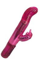Pembe Rotasyonlu Döner Başlıklı Titreşimli Tavşan Vibratör Su Geçirmez 23 cm 12 Fonksiyon - Görsel 8