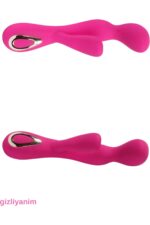 Female Vibrator's * Klitoris Uyarıcılı *19 cm Uzunluk * 30 Fonksiyonel Çift Motorlu Titreşimli *fonksyonel Açma Kapama ve Titreşim Tuşları * Waterproff Özellik* Mor renkli - Image 3