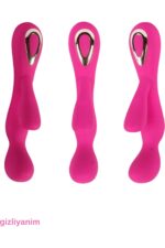 Female Vibrator's * Klitoris Uyarıcılı *19 cm Uzunluk * 30 Fonksiyonel Çift Motorlu Titreşimli *fonksyonel Açma Kapama ve Titreşim Tuşları * Waterproff Özellik* Mor renkli - Image 5