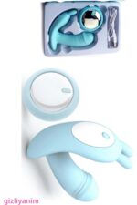 LİTTLE DANCE 12 Fonksiyonlu Titreşimli Çift Motorlu Vibratör -Kumandalı - Klitoris Uyarıcı - Mavi - Image 7