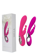 Bella Vibratör * Silikon Tavşan Vibratör * Waterproff Özellik Su Geçirmez * Klitoris Uyarıcılı * 19 cm Boy * 36 Fonksiyonel Titreşimli* Mor Renkli - Image 3