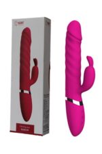 Rebecca Vıbrator * Yukarı-Aşağı Hareketli * Klitoriks Uyarıcılı Tavşan Vibratör * 23 cm Boy * 2 Motorlu * 12 Fonksiyonel Titreşim* Pembe Renkli - Görsel 2