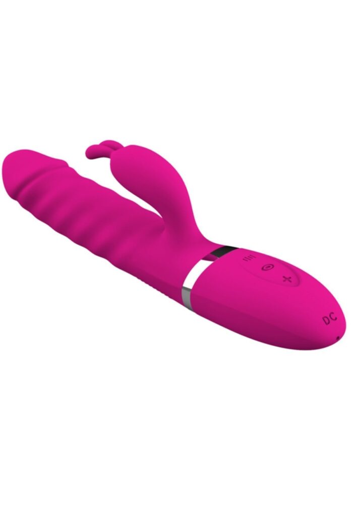 Rebecca Vıbrator * Yukarı-Aşağı Hareketli * Klitoriks Uyarıcılı Tavşan Vibratör * 23 cm Boy * 2 Motorlu * 12 Fonksiyonel Titreşim* Pembe Renkli - Görsel 4