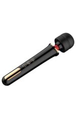 Felipa Massage Vibrator * % Slikon *Su Geçirmez ve Şeffaf Siyah Özel Vibratör - 12 Mod - Haz Tırtıklı Tasarım - G Noktası Uyarıcılı* 32 cm Büyük Boy * Ultra Güçlü Titreşim - Image 2