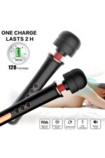 Felipa Massage Vibrator * % Slikon *Su Geçirmez ve Şeffaf Siyah Özel Vibratör - 12 Mod - Haz Tırtıklı Tasarım - G Noktası Uyarıcılı* 32 cm Büyük Boy * Ultra Güçlü Titreşim - Image 5