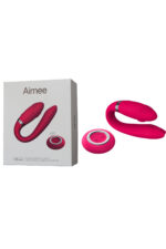 Aimee We Vibratör * Uzaktan Kumandalı * 21 cm Boy * Cilt Dostu Materyal * 10 Titreşim Mod * Isıtma Özellikli - Görsel 2