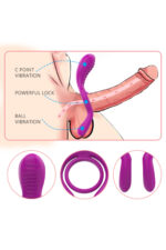 Singun B Pembe Renkli Vibratör * 12 Titreşim Modu * Güçlü Titreşim Ile Bayanı ve Erkeği Uyarır * Erkeğin Ereksiyonda Kalmasına Destek Veren Ring - Görsel 4