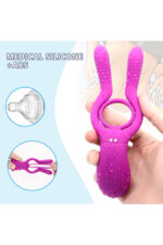 Singun B Pembe Renkli Vibratör * 12 Titreşim Modu * Güçlü Titreşim Ile Bayanı ve Erkeği Uyarır * Erkeğin Ereksiyonda Kalmasına Destek Veren Ring - Görsel 6