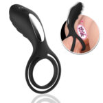 Siyah Penis Halkası Vibratör - Yüksek Frekans Titreşim - Eller Serbest - Ergonomik Tasarım* CLİTORİS UYARICILI RİNG