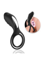 Siyah Penis Halkası Vibratör - Yüksek Frekans Titreşim - Eller Serbest - Ergonomik Tasarım* CLİTORİS UYARICILI RİNG