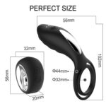 SLİPPER REMOTE SİYAH RENKLİ* CLİTORİS UYARICILI RİNG* 11 CM UZUNLUK, 5.5 CM EN* 12 EXTRA GÜÇLÜ TİTREŞİM