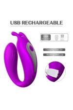 MODY MOR – ÇİFT MOTORLU UZAKTAN KUMANDALI * USB JARZ * ANAL-VAJİNAL KULLANIMA UYGUN - Image 8