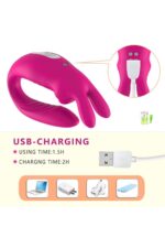 Hera App- Pembe Renkli* TELEOFON UYGULAMALI* USB JARZ * ANAL-VAJİNAL KULLANIMA UYGUN * ELASTİK YAPIDA - Görsel 4