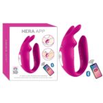 HERA APP BLUETOOTH CEP TELEFON UYUMLU -MOR RENKLİ* USB JARZ * ANAL-VAJİNAL KULLANIMA UYGUN