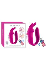 HERA APP BLUETOOTH CEP TELEFON UYUMLU -MOR RENKLİ* USB JARZ * ANAL-VAJİNAL KULLANIMA UYGUN