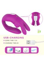 HERA APP BLUETOOTH CEP TELEFON UYUMLU -MOR RENKLİ* USB JARZ * ANAL-VAJİNAL KULLANIMA UYGUN - Görsel 5