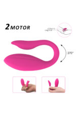 Ariel App-Pembe Renkli * Vibratör* Teleofon Uygulamalı* 12 Titreşim Modu * Müzik , Ses ve Sallamaya Duyarlı Titreşim Özelliği * Çift Motorlu Titreşim Özelliği - Görsel 5