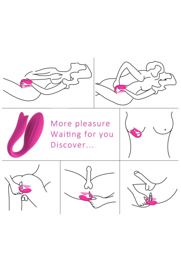 Ariel App-Pembe Renkli * Vibratör* Teleofon Uygulamalı* 12 Titreşim Modu * Müzik , Ses ve Sallamaya Duyarlı Titreşim Özelliği * Çift Motorlu Titreşim Özelliği - Image 7