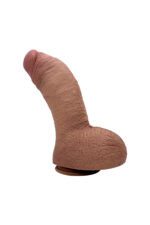 Marc Realistik Dildo – Çift Katman %100 Silikon,Güçlü Vantuzlu, 28 cm Titreşimli Manyetik USB Şarjlı - Image 5