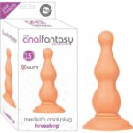 The Analfantasy Collection - BOĞUMLU YAPISI - 8.9 CM UZUNLUĞUNDA - 228 GR AĞIRLIĞINDA - VANTUZLU ANAL PLUG
