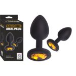 Silikon Anal Plug - Siyah ve Sarı Renk Seçenekleriyle Anal Deneyim
