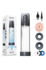 IPX7 VAKUM POMPASI USB ŞARZ/* 5 EMME FOKSİYONU * 5 FARKLI BASINÇ MODU* DİJİTAL GÖSTERGE