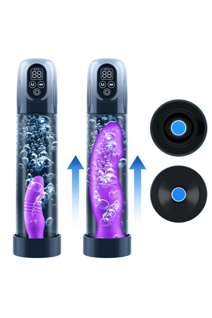 IPX7 VAKUM POMPASI USB ŞARZ/* 5 EMME FOKSİYONU * 5 FARKLI BASINÇ MODU* DİJİTAL GÖSTERGE - Görsel 8