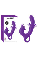 AMELIA VİBRATOR/* CLİTORİS UYARICILI VİBRATÖR *3 MOTORLU*7 FARKLI TİTREŞİM MODU*200*97*38 MM ÖLÇÜLER