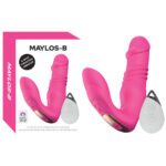 Maylos-B * Clitoris Uyarıcılı Vibratör * 7 Farklı Aşağı-Yukarı Hareket Modu * Uzaktan Kumandalı * USB Den Şarjlı