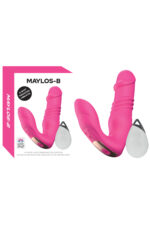 Maylos-B * Clitoris Uyarıcılı Vibratör * 7 Farklı Aşağı-Yukarı Hareket Modu * Uzaktan Kumandalı * USB Den Şarjlı