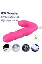 Maylos-B * Clitoris Uyarıcılı Vibratör * 7 Farklı Aşağı-Yukarı Hareket Modu * Uzaktan Kumandalı * USB Den Şarjlı - Görsel 4