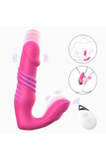 Maylos-B * Clitoris Uyarıcılı Vibratör * 7 Farklı Aşağı-Yukarı Hareket Modu * Uzaktan Kumandalı * USB Den Şarjlı - Görsel 5