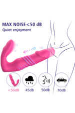 Maylos-B * Clitoris Uyarıcılı Vibratör * 7 Farklı Aşağı-Yukarı Hareket Modu * Uzaktan Kumandalı * USB Den Şarjlı - Görsel 8