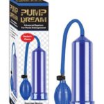 Silikon Materyal Girişli Vakumlu Penis Pompası*Pump Dream - Silikon Ağızlı - 20 cm Uzunluğunda Pompa - Mavi Renkli