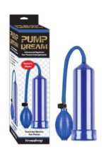 Silikon Materyal Girişli Vakumlu Penis Pompası*Pump Dream - Silikon Ağızlı - 20 cm Uzunluğunda Pompa - Mavi Renkli