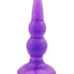 Boğumlu Jel Dokulu 12 Cm Vantuzlu Anal Plug